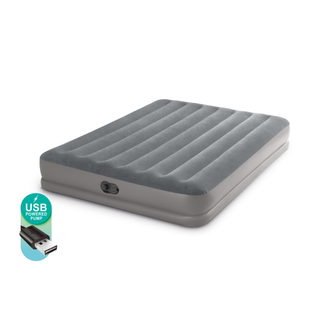 Intex dušek na naduvavanje Queen Dura-Beam Prestige Airbed W/Fastfill Usb Pump 64114-1